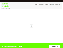 Tablet Screenshot of expresshookah.com